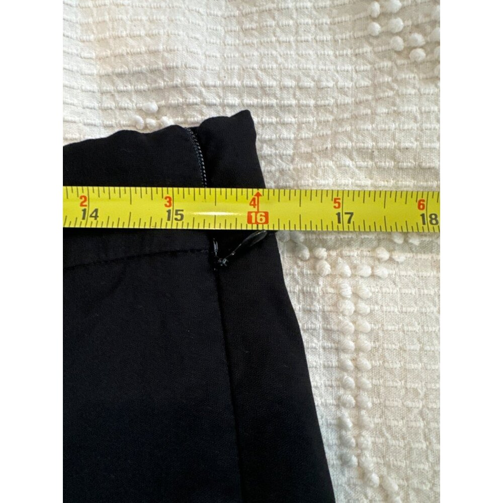 Chicos Womens Pants Sz 2 Large Black Rayon CareerWear BizCasual Classic Comfy - Picture 8 of 12